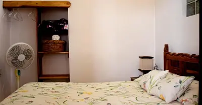 Cama o camas de una habitación en Rinconada