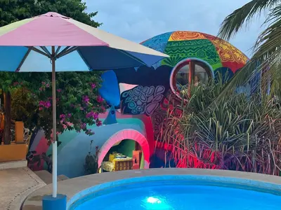 Piscina en o cerca de Beachfront Paradise Boutique Hotel - Alebrijes Jacuzzi Suits