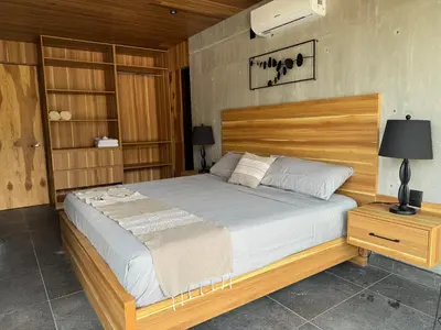 Cama o camas de una habitación en Nabani Condominios T3