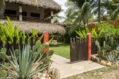 Jardín al aire libre en Casa Marco