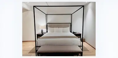 Cama o camas de una habitación en Casa Haus Hotel Puebla Centro Histórico