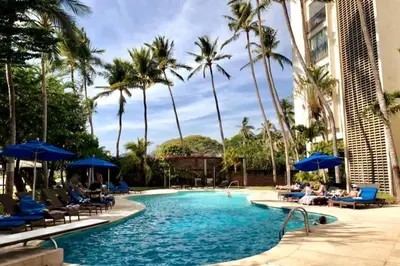 Piscina en o cerca de Departamento Acapulco Diamante, torre Azteca Princess