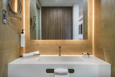 Un baño de Radisson Puebla Angelopolis