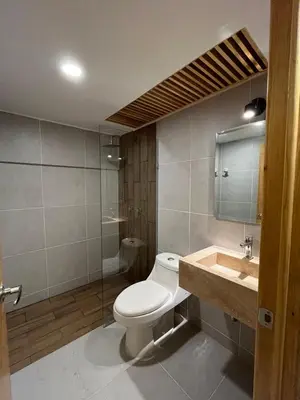 Un baño de Casa Layu Oaxaca
