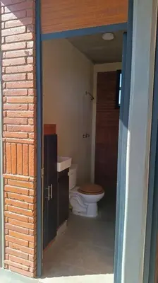 Un baño de Bungalow Jabalí en Fábrica de Mezcal by Casa Oaxaca