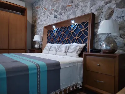 Cama o camas de una habitación en Hotel Casa Chanehque