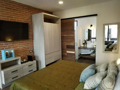 Cama o camas de una habitación en Hotel Casa Chanehque