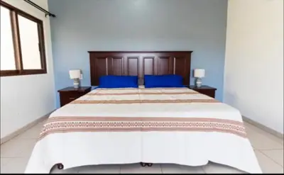 Cama o camas de una habitación en Palenque El Rey de Matatlán