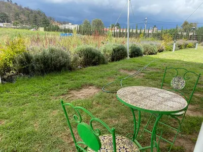 Jardín al aire libre en Cabaña BC Amecameca