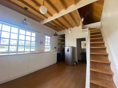 Una cocina o zona de cocina en Cabaña BC Amecameca