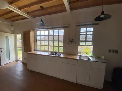 Una cocina o zona de cocina en Cabaña BC Amecameca