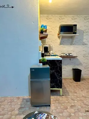 Una cocina o zona de cocina en Bonito y acogedor loft en zona céntrica de Puebla