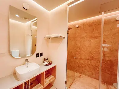 Un baño de Sauvé Casa Boutique
