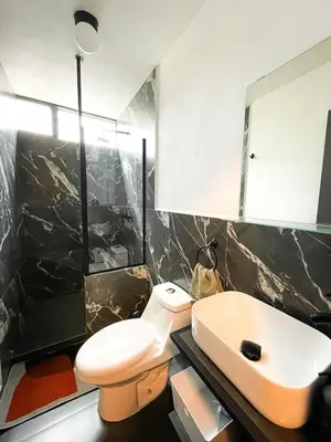 Un baño de Bright Studio Apartment Casa Icacos Apt 3