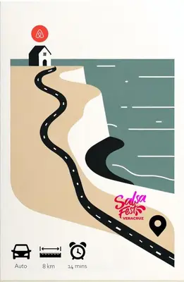 Plano de Paraíso Costero - playa y carnaval cerca