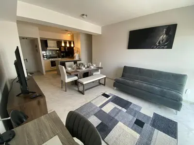 Zona de estar de Sonata para 8 y pet friendly
