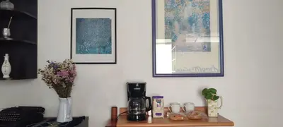 Bebidas en Apartamento cerca del Aeropuerto