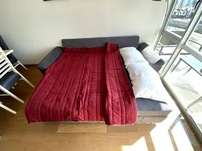 Cama o camas de una habitación en Sonata en Alpha Residences Lomas de Angelop