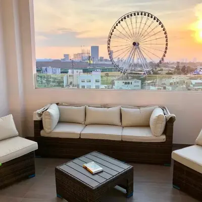 Penthouse in front of Estrella de Puebla 16 guest