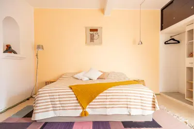 Cama o camas de una habitación en Gran casa para amigos a 4 cuadras del Zocalo
