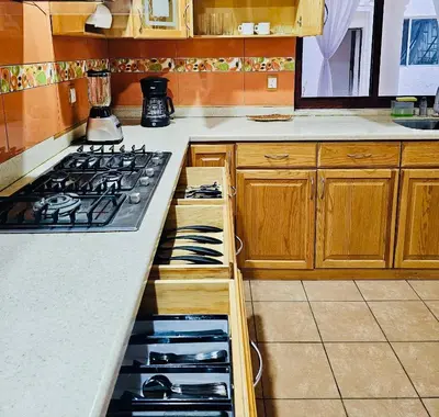 Una cocina o zona de cocina en Agave Casa