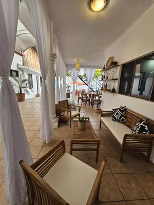 Zona de estar de Agave Casa
