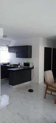 Una cocina o zona de cocina en Hermoso departamento en Acapulco para vacacionar