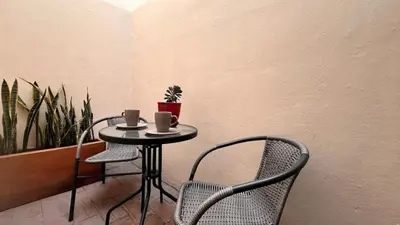 Zona de estar de Acogedor departamento a 10 min del centro Oaxaca de Juarez