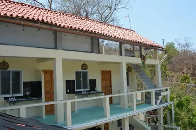 Un balcón o terraza de Hotel Cristal Mazunte