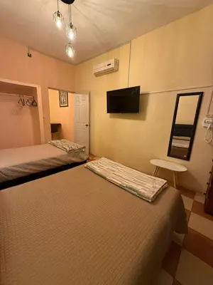 Plano de Departamento ampliio y centrico 2 habitaciones con balcon