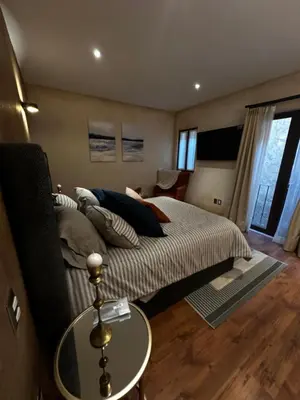 Cama o camas de una habitación en Apartamento en Valquirico