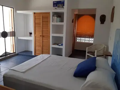 Cama o camas de una habitación en Villa Ébano