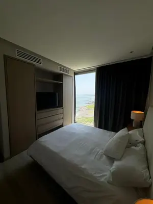 Cama o camas de una habitación en MAR DEL RIO - Torre Península - Playa privada