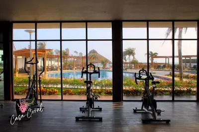 Gimnasio o instalaciones de fitness de Depa Coral con Club de Playa Exclusivo Playa Bonfil Diamante