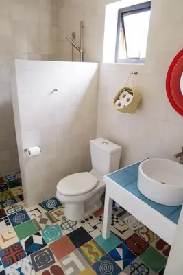 Un baño de Modern architecture with great view