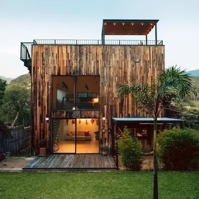 Modern architecture with great view