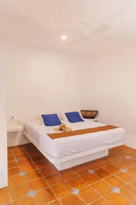 Cama o camas de una habitación en El departamento de los Nonos