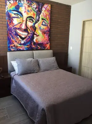 Plano de Departamento amueblado de lujo