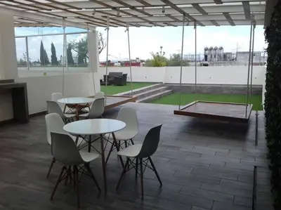 Plano de Departamento amueblado de lujo