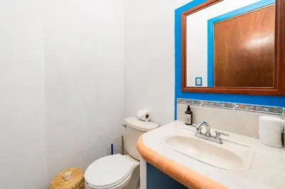 Un baño de Casa Cacaluta
