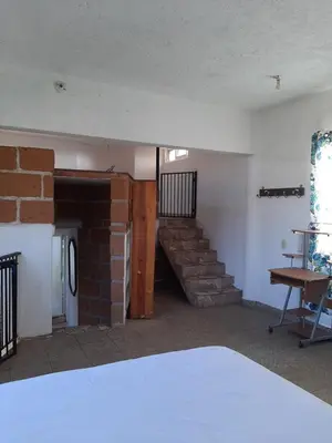Plano de Casita con vista a las montañas