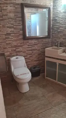 Un baño de Hotel Leyenda del Tepozteco