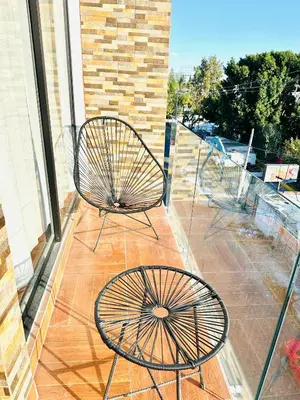 Un balcón o terraza de Alojamientos Xolotl