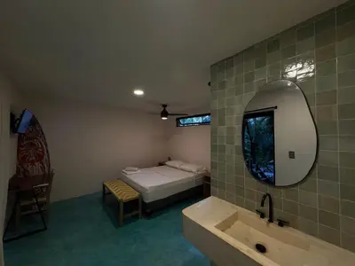 Un baño de La puntaSurf