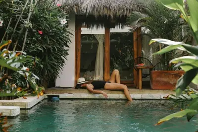 Piscina en o cerca de Casa Areka