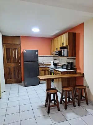 Una cocina o zona de cocina en Exclusive apartment
