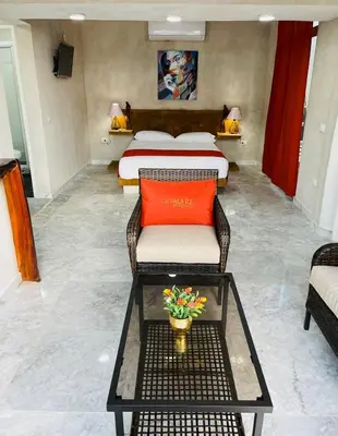 Zona de estar de Villas Coco Mare Suite 3