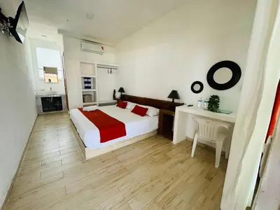 Cama o camas de una habitación en Villas Coco Mare Habitacion 1