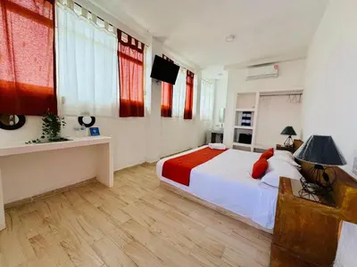 Cama o camas de una habitación en Villas Coco Mare Habitacion 3