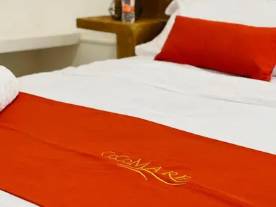 Cama o camas de una habitación en Villas Coco Mare Habitacion 5